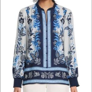 NWT Tahari floral blouse